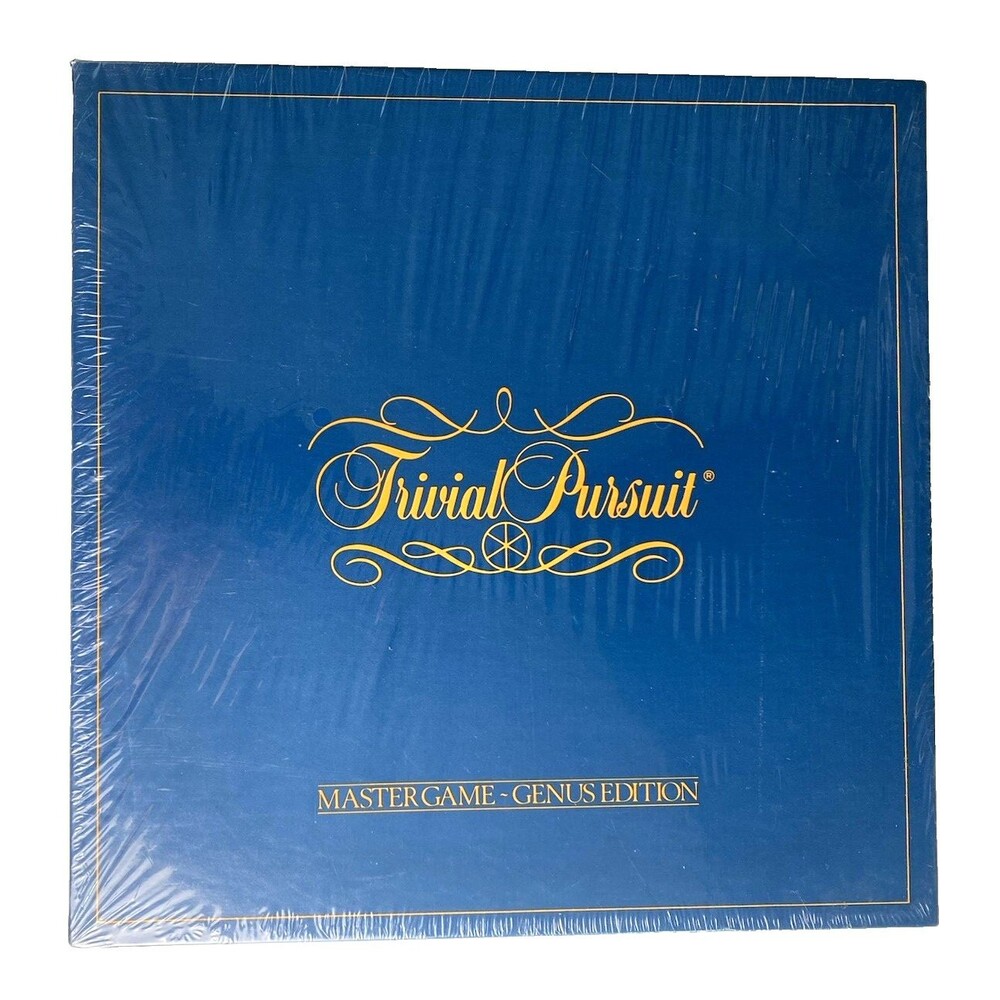 Trivial Pursuit Master Game Genus Edition 1981 Factory SEALED Vintage Original